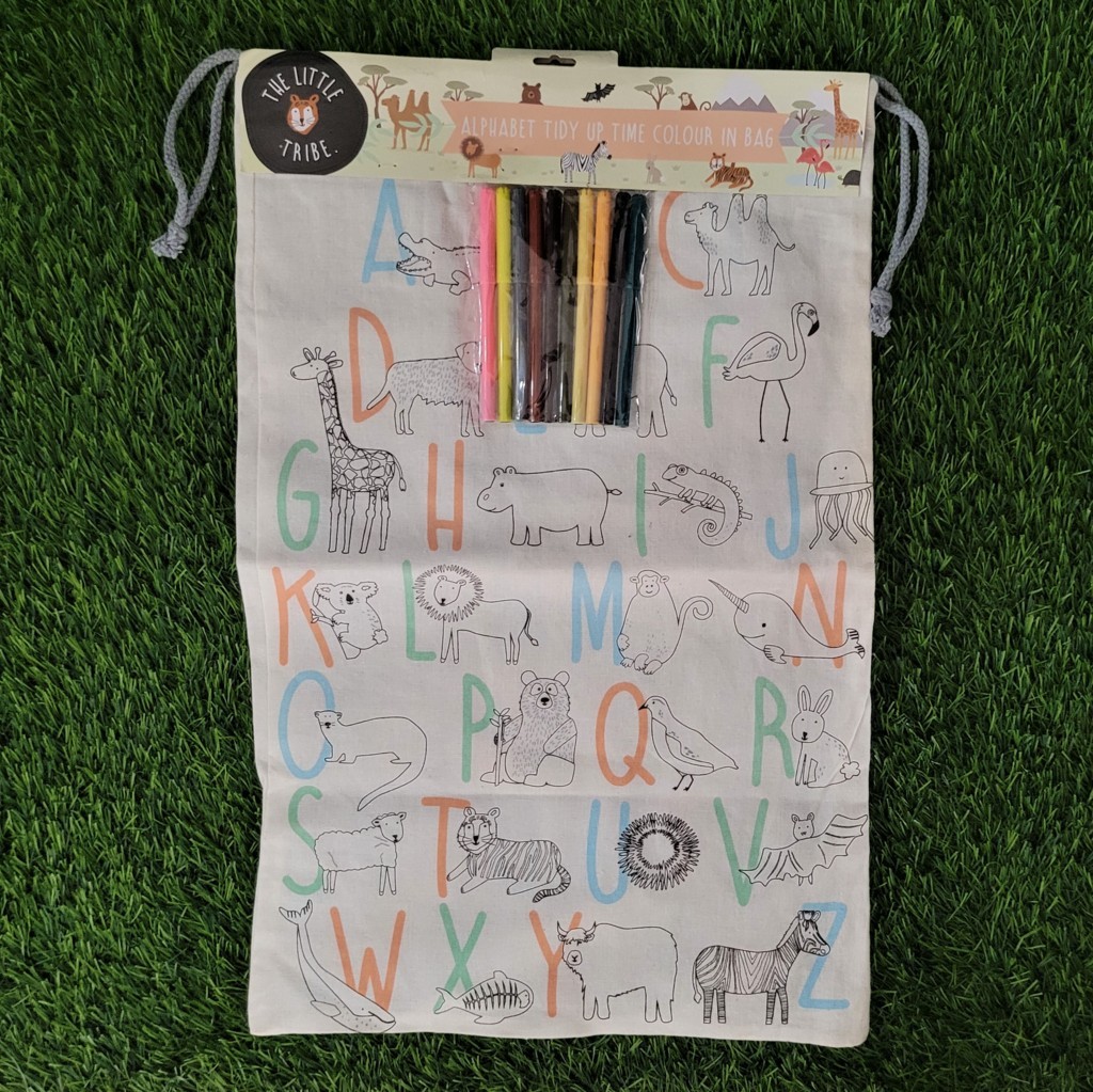 Alphabet Tidy Up Color in Bag